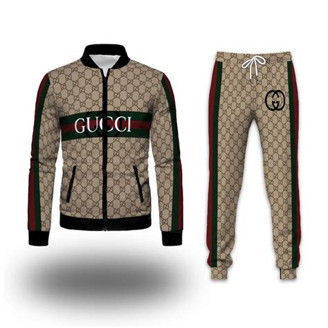 gucci green stripe track pants men|authentic gucci tracksuit.